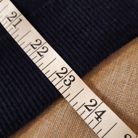 NWOT United Colors of Benetton Crew Neck Merino Wool Sweater Dark Blue M Unisex - Picture 11 of 13